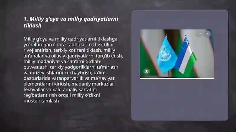 Milliy g‘oya va milliy qadriyatlarni tiklash 3