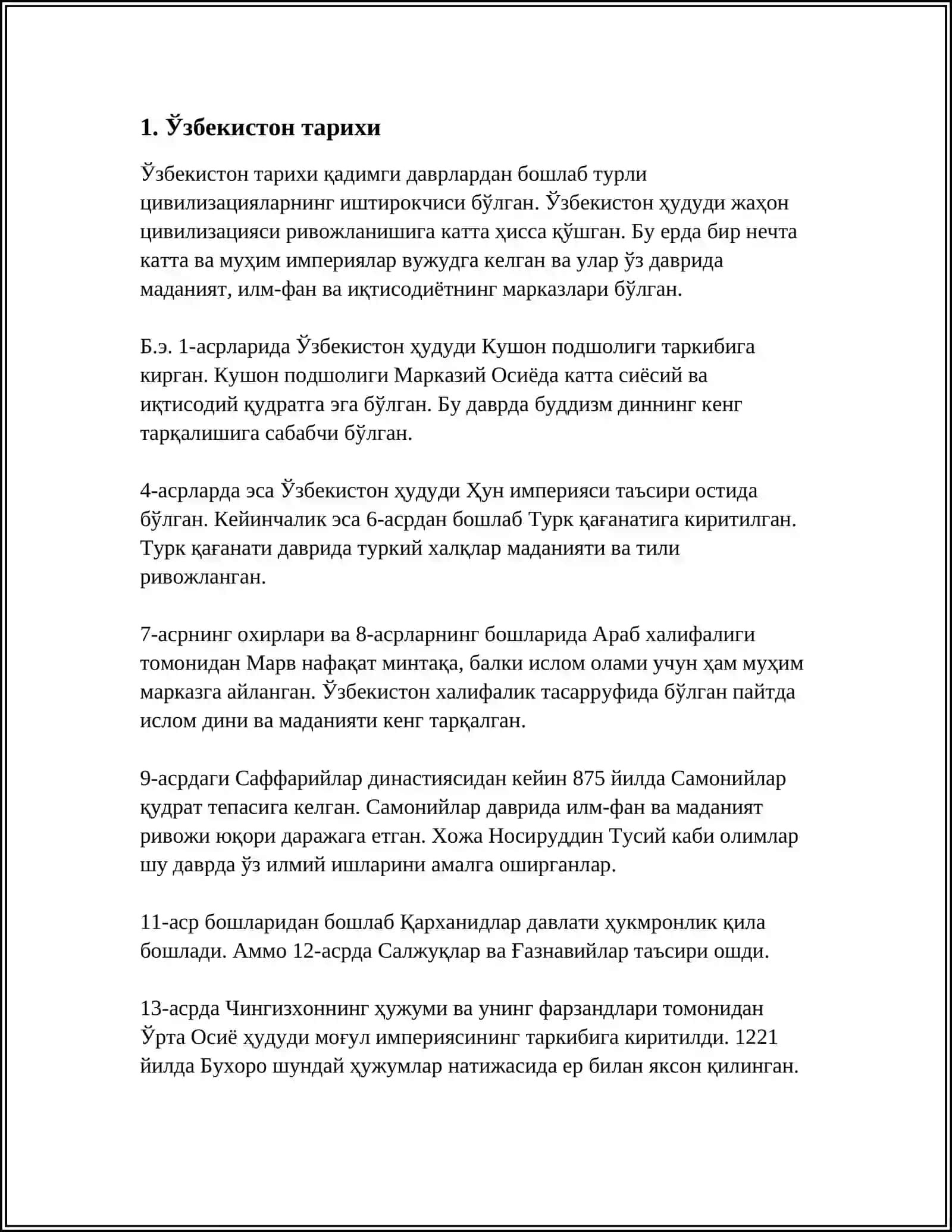 O‘ZBEKISTON RESPUBLIKASI OLIY TA’LIM FAN VA INNOVATSIYA VAZIRLIGI 3