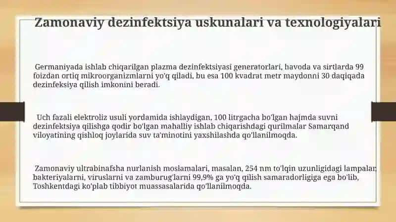 Aholiorasidadezinfeksiyahizmatinitashkellashtirish 3