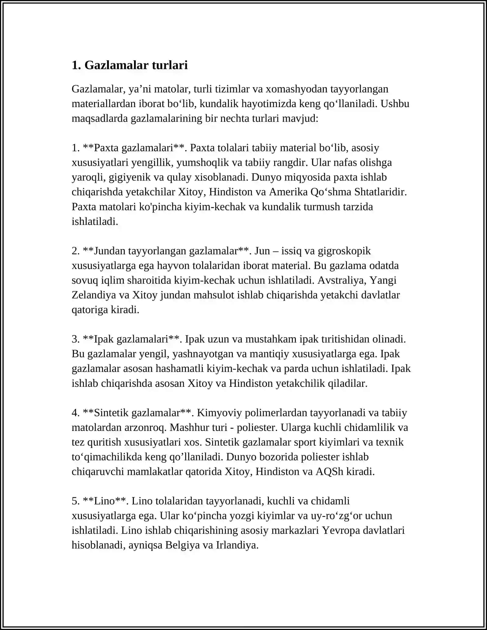 GAZLAMALAR ASSORTIMENTI 3