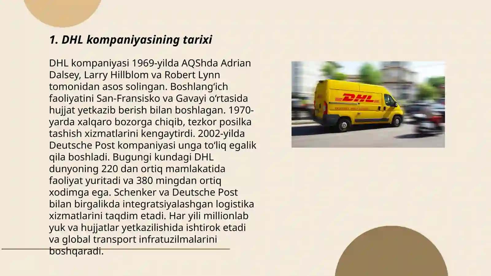 DHL logistik kompaniyasi 3