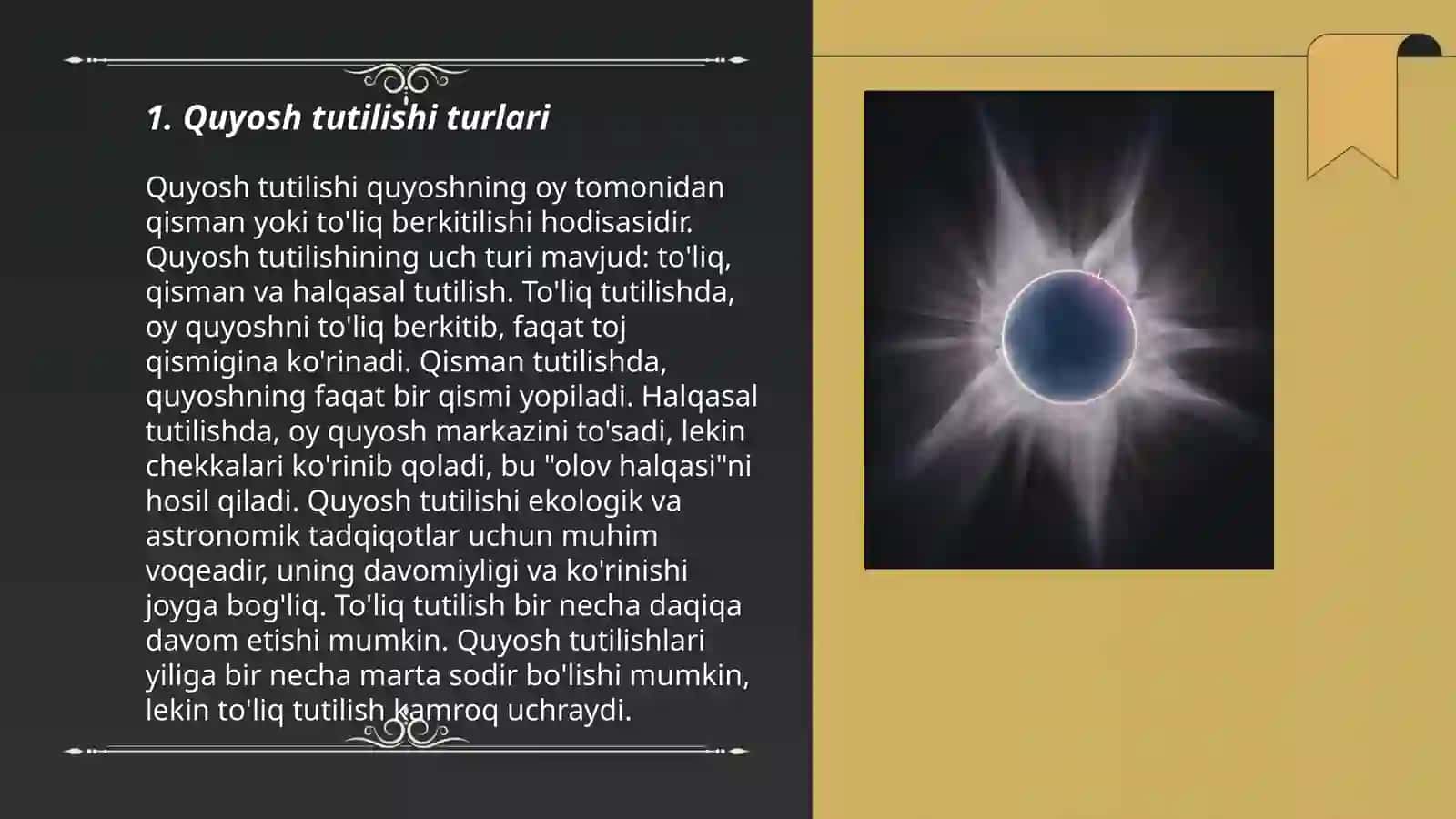 Quyosh va oy tutilishlari 3