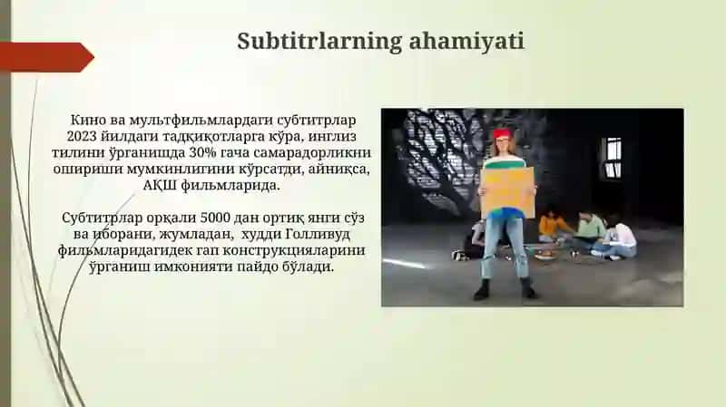 Filmlar va multfilmlar orqali ingliz tilini oʻrganish 3