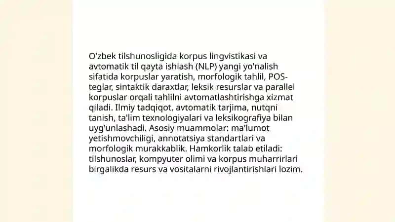 O'zbek tilshunoslikda yangi yónalishlar 3