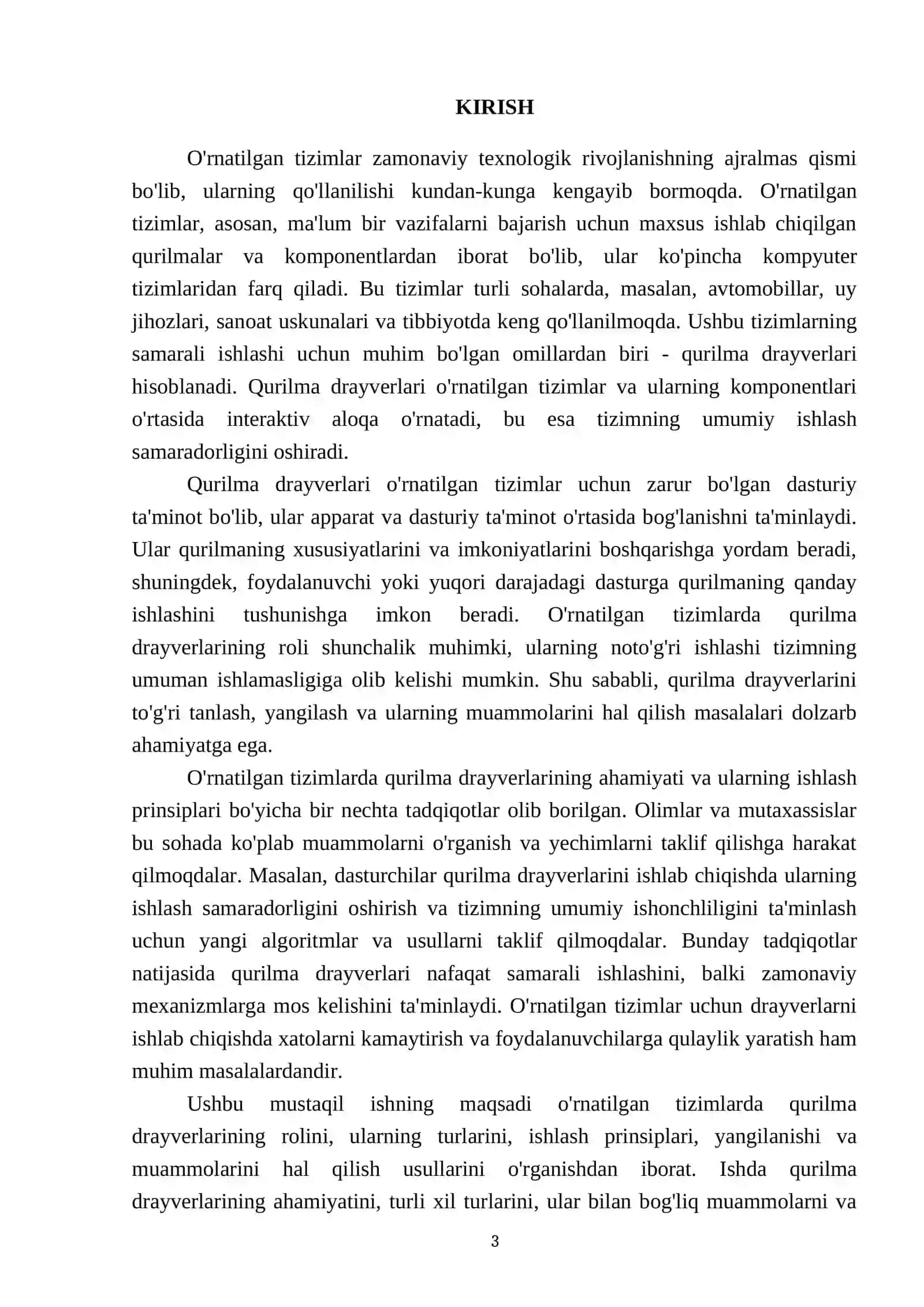 O'rnatilgan tizimlarda qurilma drayverlari 3