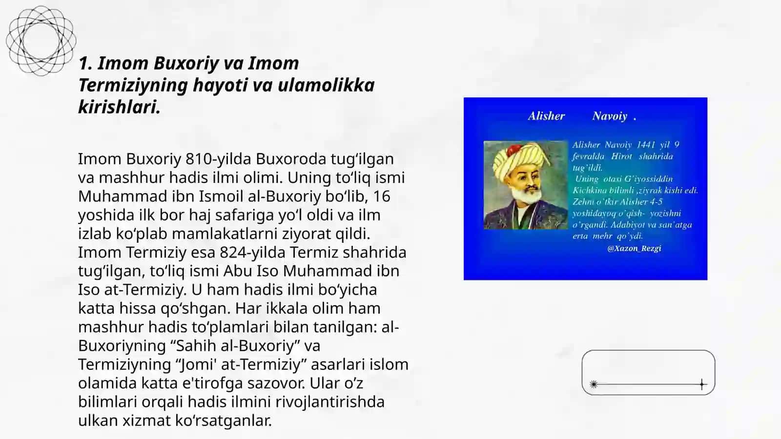 Imom Buxoriy va Imom Termiziyning Hadis ilmiga qo‘shgan hissalarining qiyosiy tahlili 3
