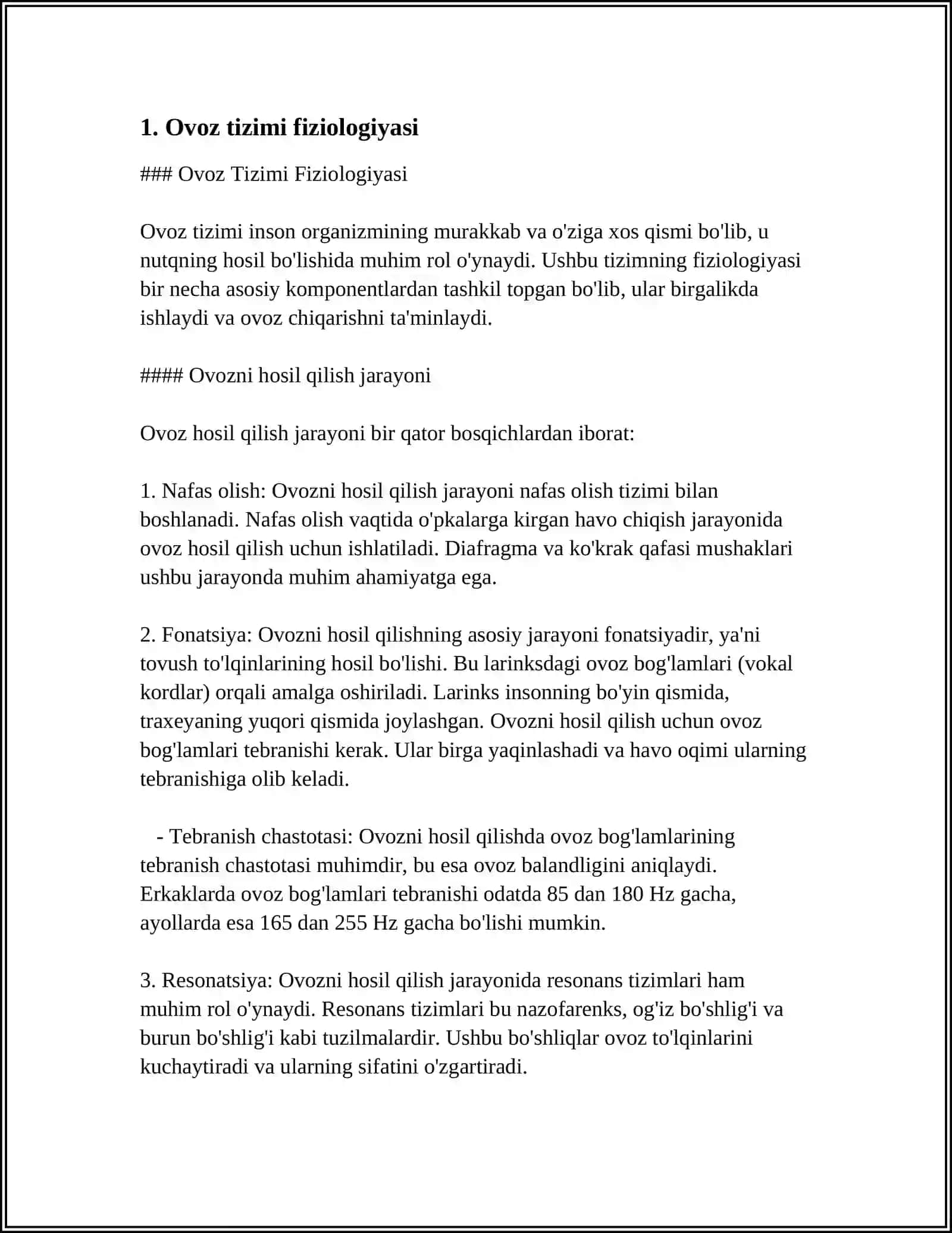 Ovozni Ishlatish O'qituvchi Ovozini Xususiyatlar 3