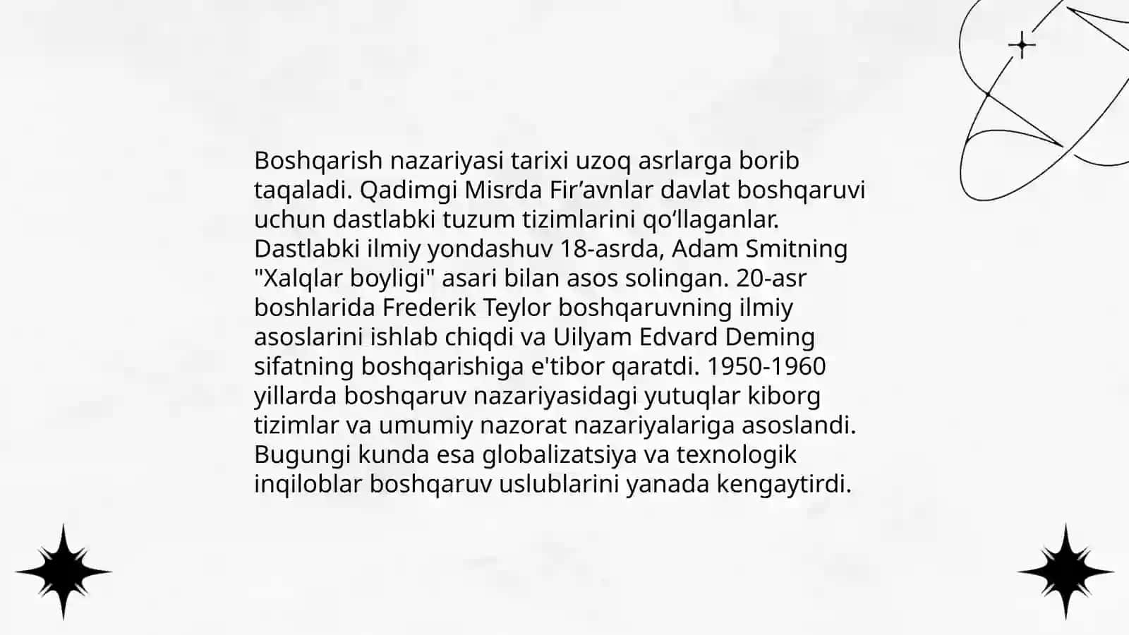 Boshqarish nazariyasi va amaliyotni rivojlanishi 3
