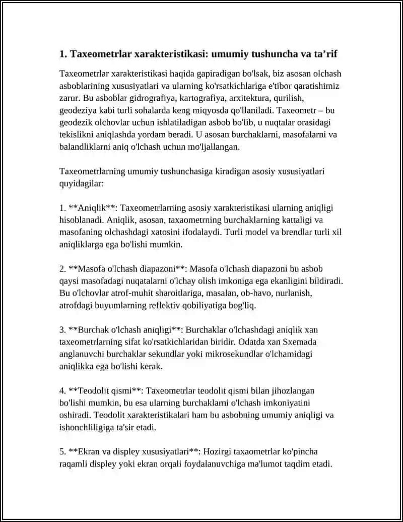 TAXEOMETRLAR XARAKTERISTIKASI 3