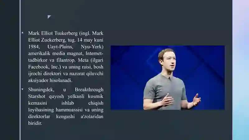 MARK ZUCKERBERG HAQIDA 3