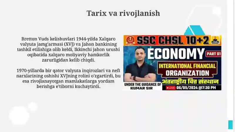 Xalqaro moliya tashkiloti 3