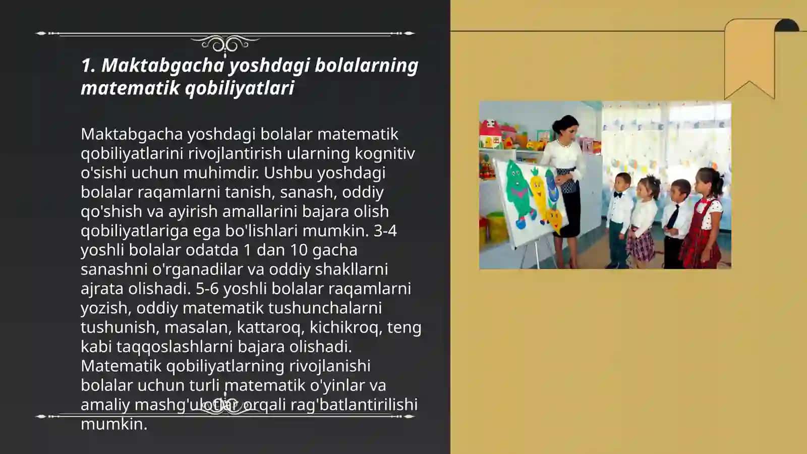 Maktabgacha yoshdagi bolalarni arfimetik masalalarni tushunishning oʻziga xos xususiyatlari 3