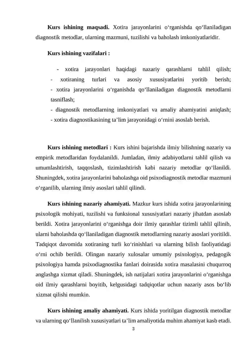 Xotira jarayonlarini oʻrganishda diagnostik metodlar 3