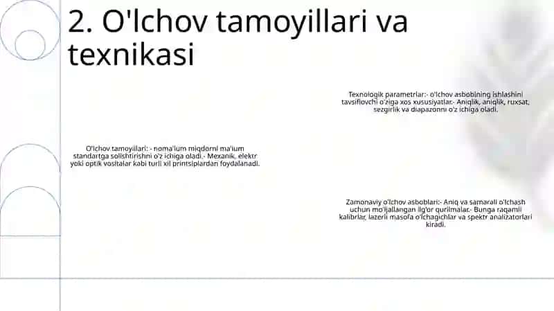 Texnologik Parametrlar Va Ularni Zamonaviy O'Lchash Asboblari 3