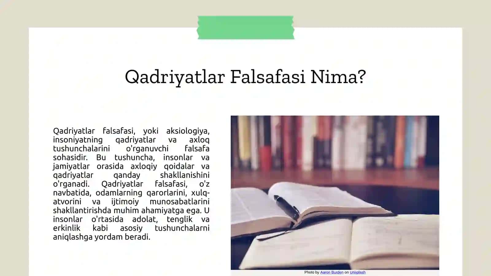 Qadriyatlar falsafasi (Aksiologiya) 3