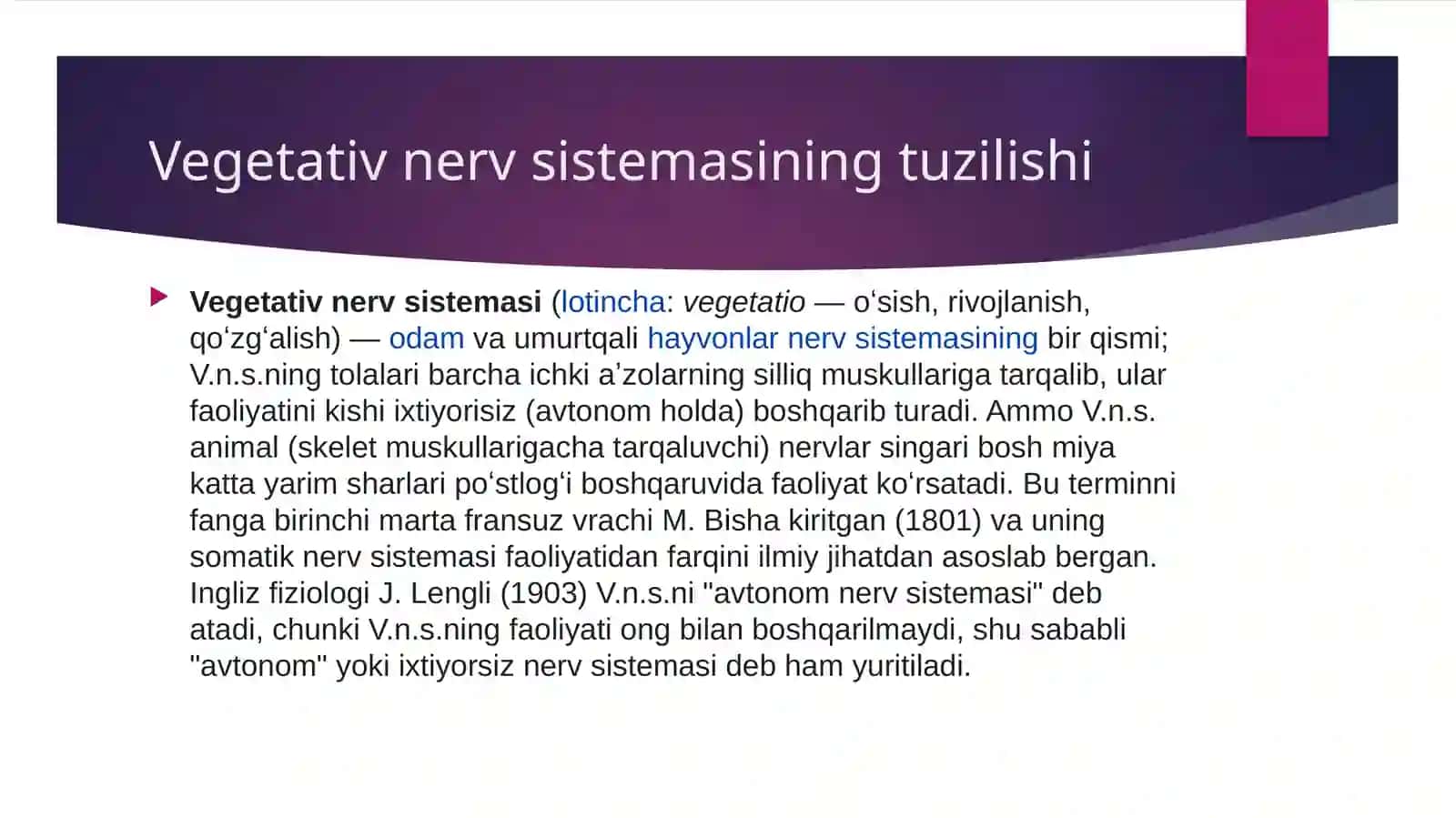 VEGETATIV NERV SISTEMASI 3