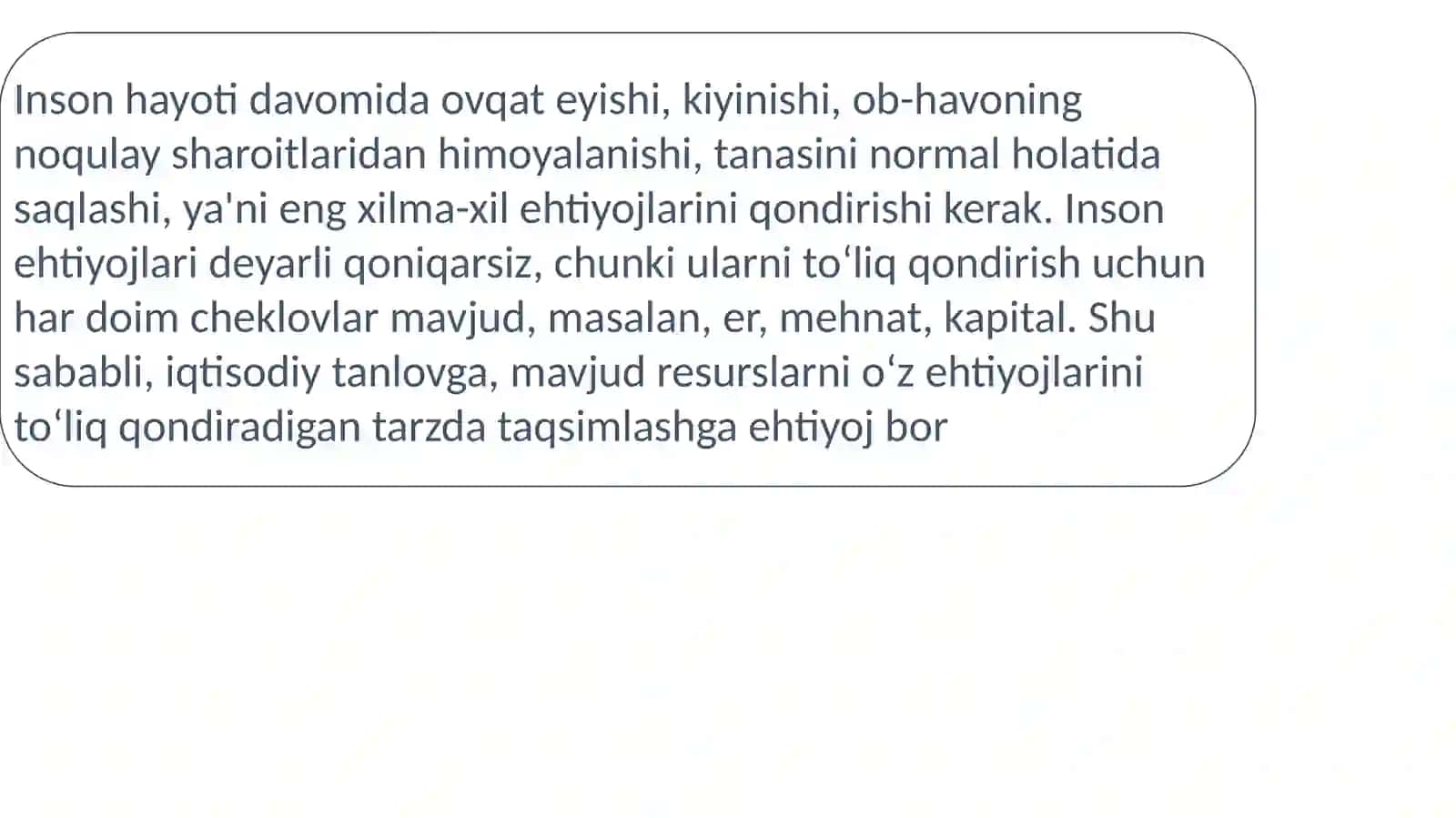 ISTE’MOLCHITANLOV NAZARIYASI. BOZOR IQTISODIYOTIDAGI ISTE’MOLCHI 3