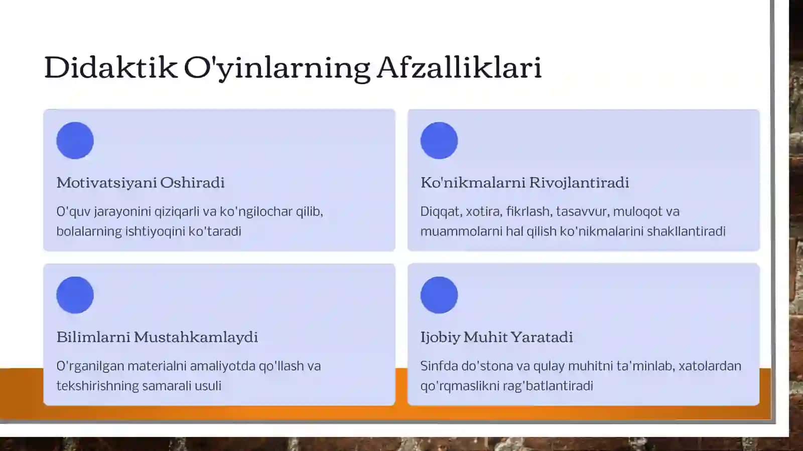 Didaktik O'yinlar va Mashqlar: Ta'limning Qiziqarli Vositasi 3