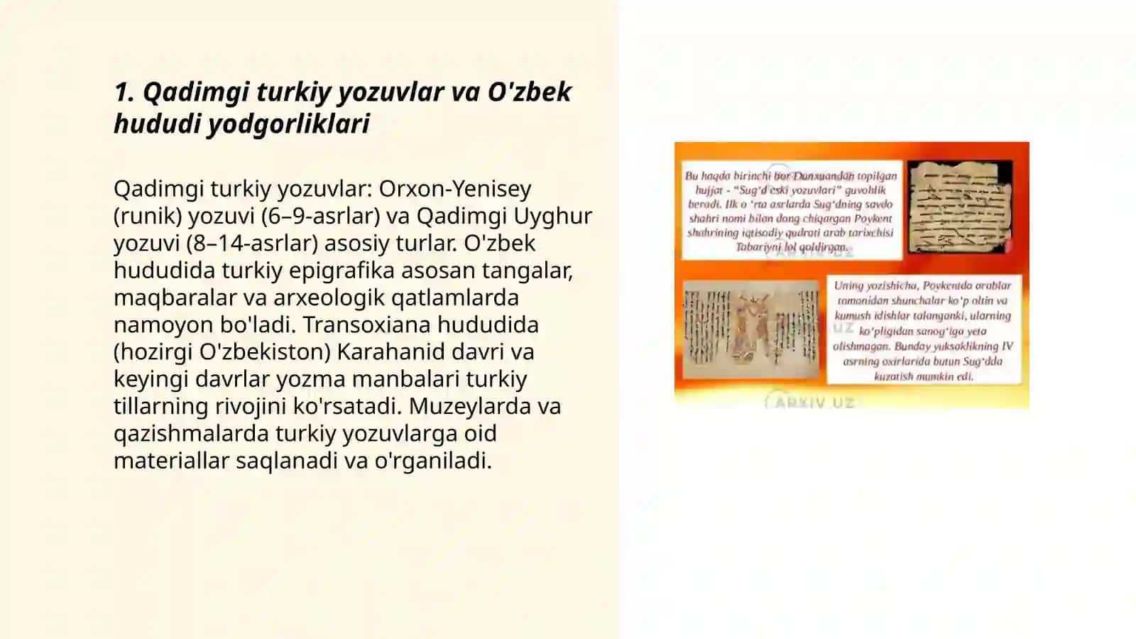 O'zbek yozuvlari tarixidan 3
