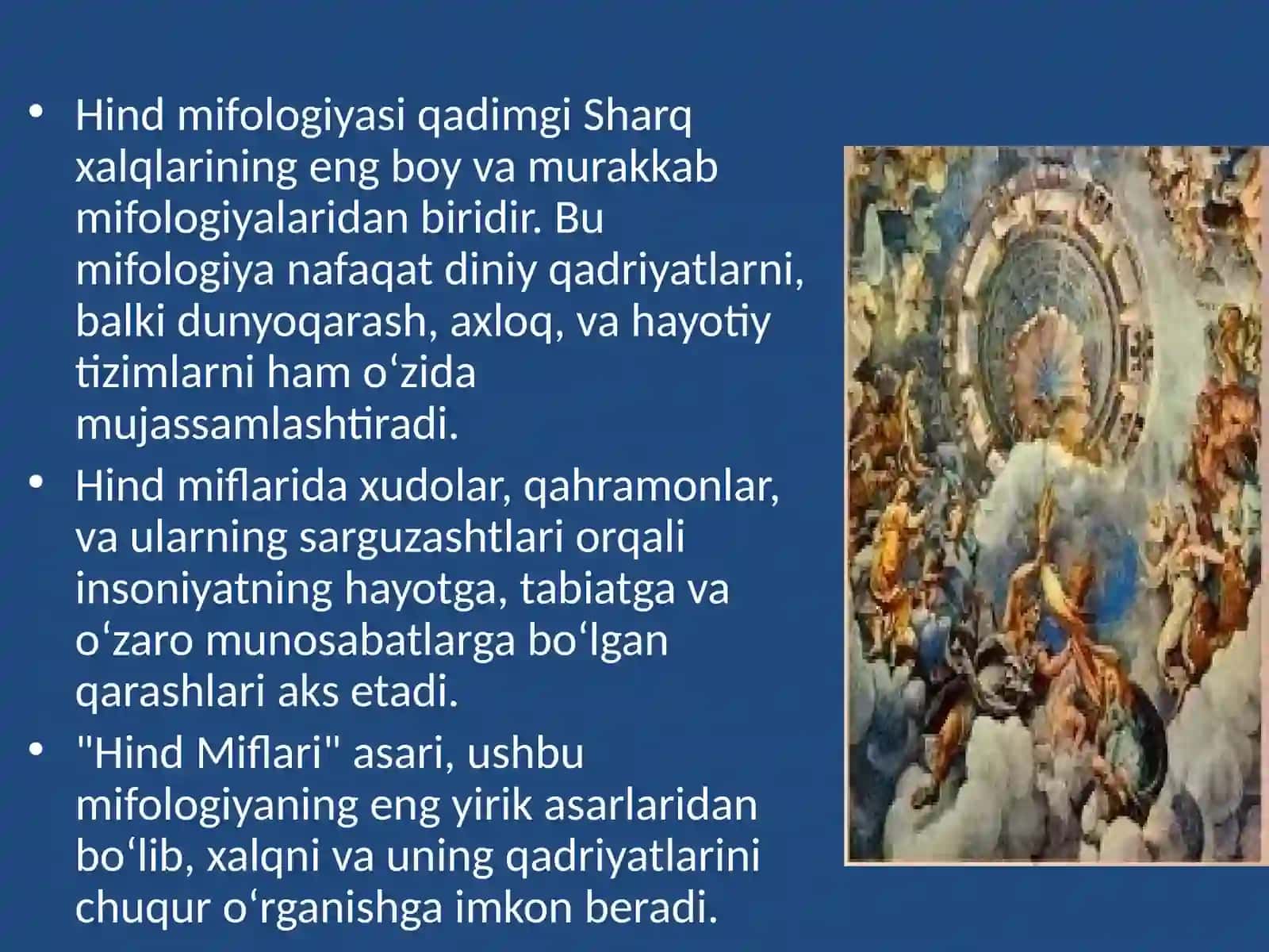 Qadimgi Sharq xalqlarimi fologiyasi: Hind miflari asarining tahlili 3