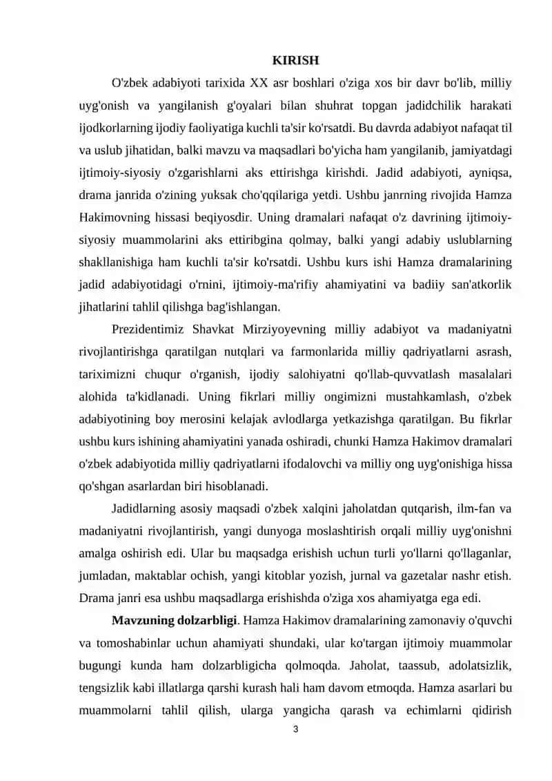 Jadid adabiyotida dramaning tutgan roli(hamza dramalari misolida) 3
