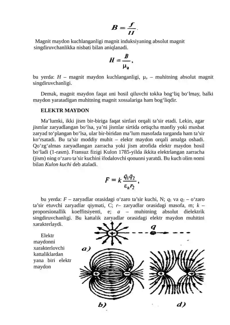 Elektr va magnit maydon 3
