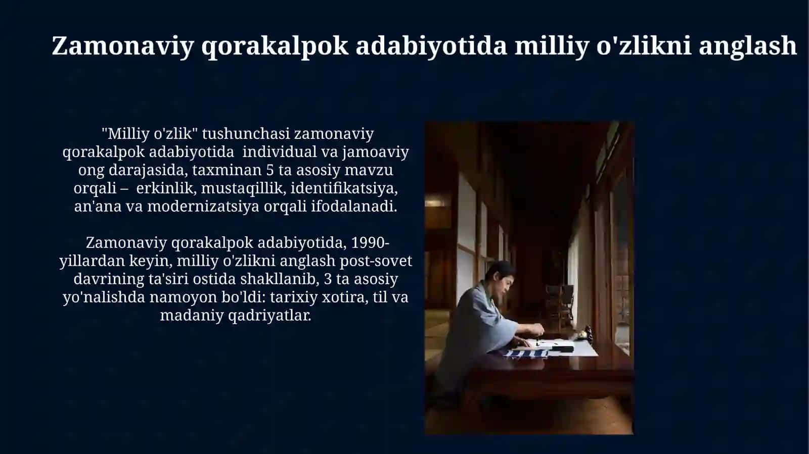 Asqad Muxtor va adib ijodida qoraqalpoq xalqi hayotining aks etishi 3