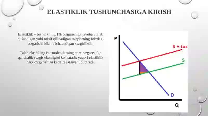 Elastiklik va soliq yukining isteʼmolchivaishlabchiqaruvchi oʻrtasidagi taqsimlanishi 3