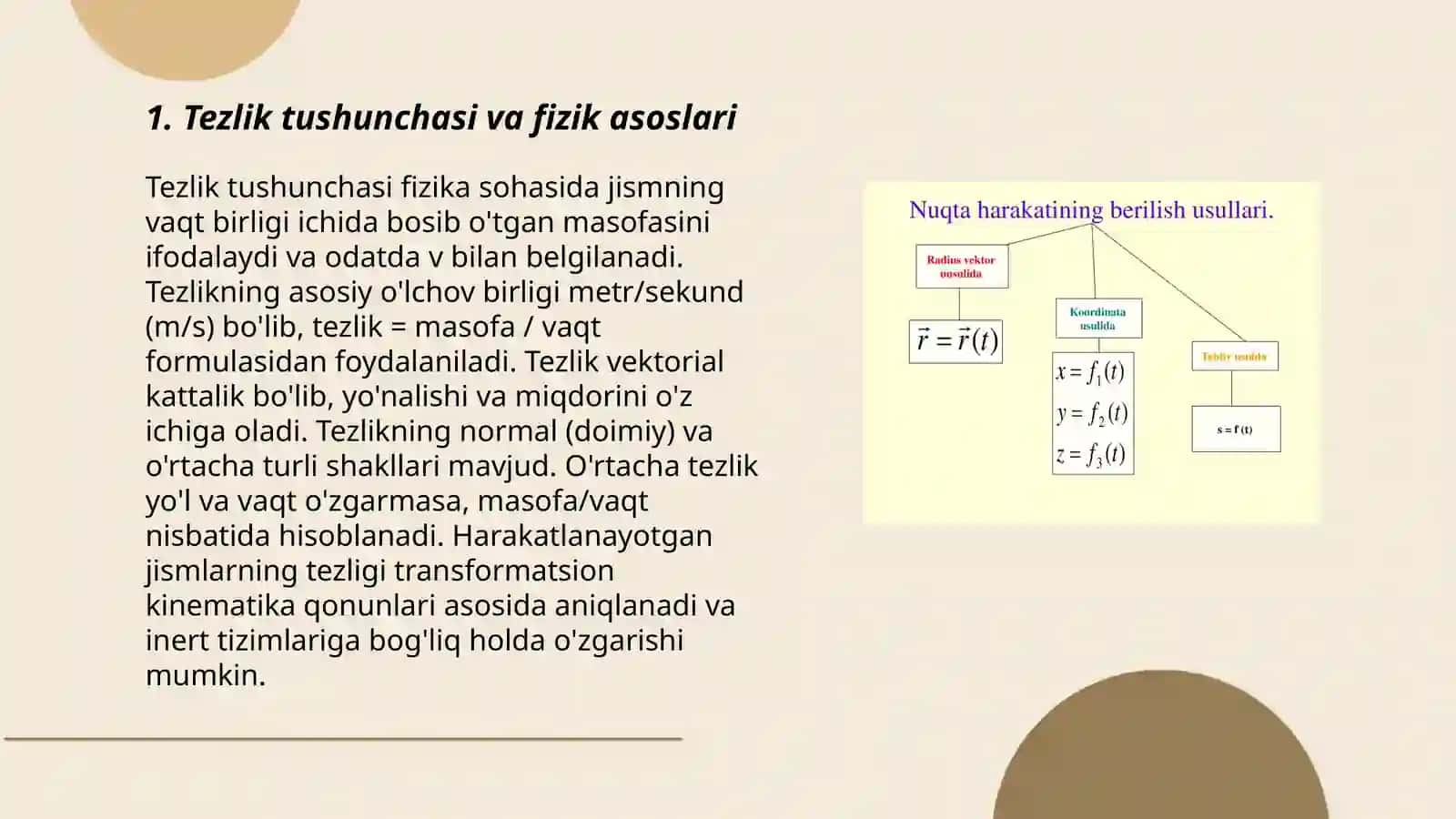Tezlik haqida 3