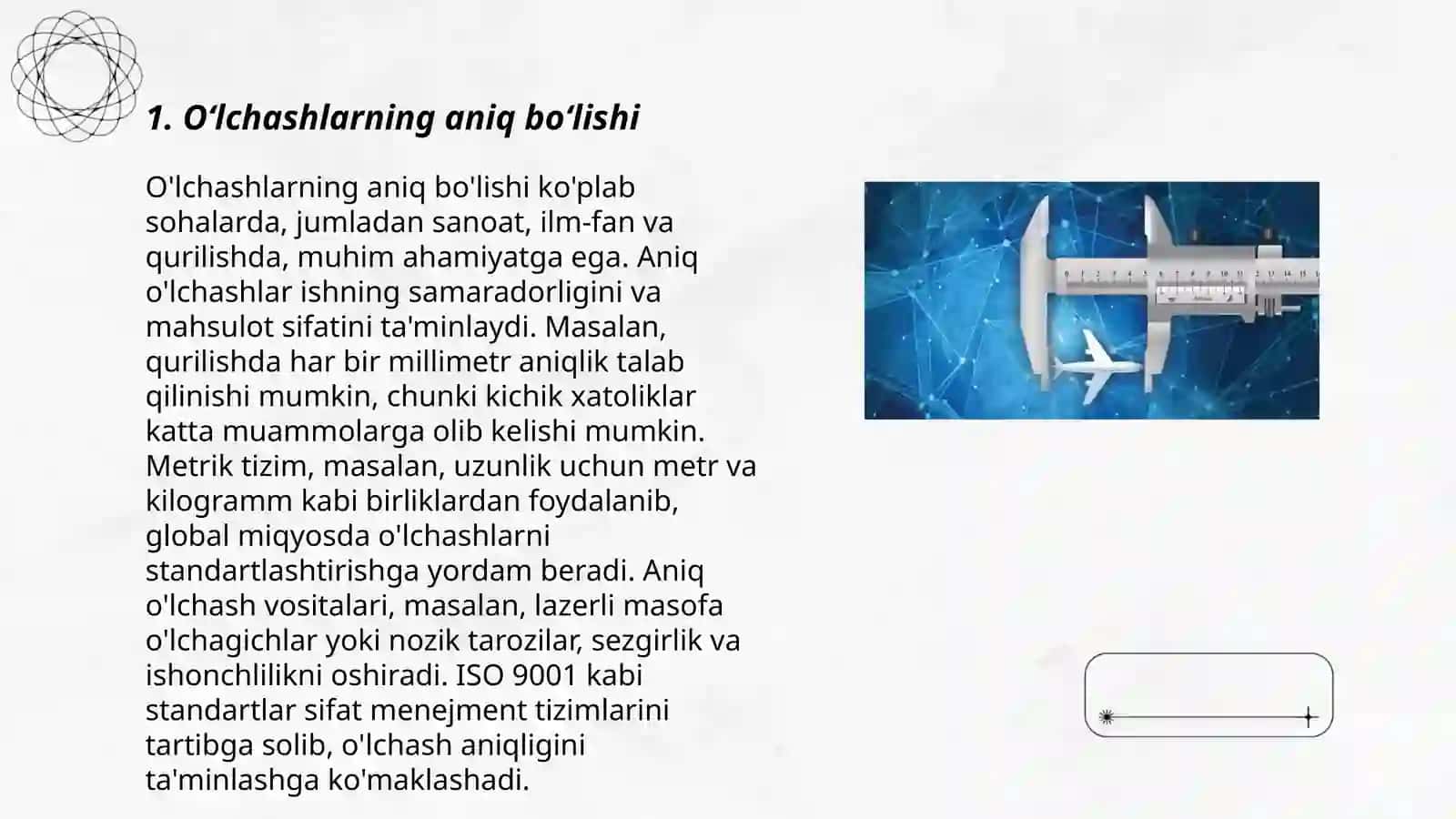 Oʻlchashlarning sifat mezonlari va metrologiyaning aksiomalari 3