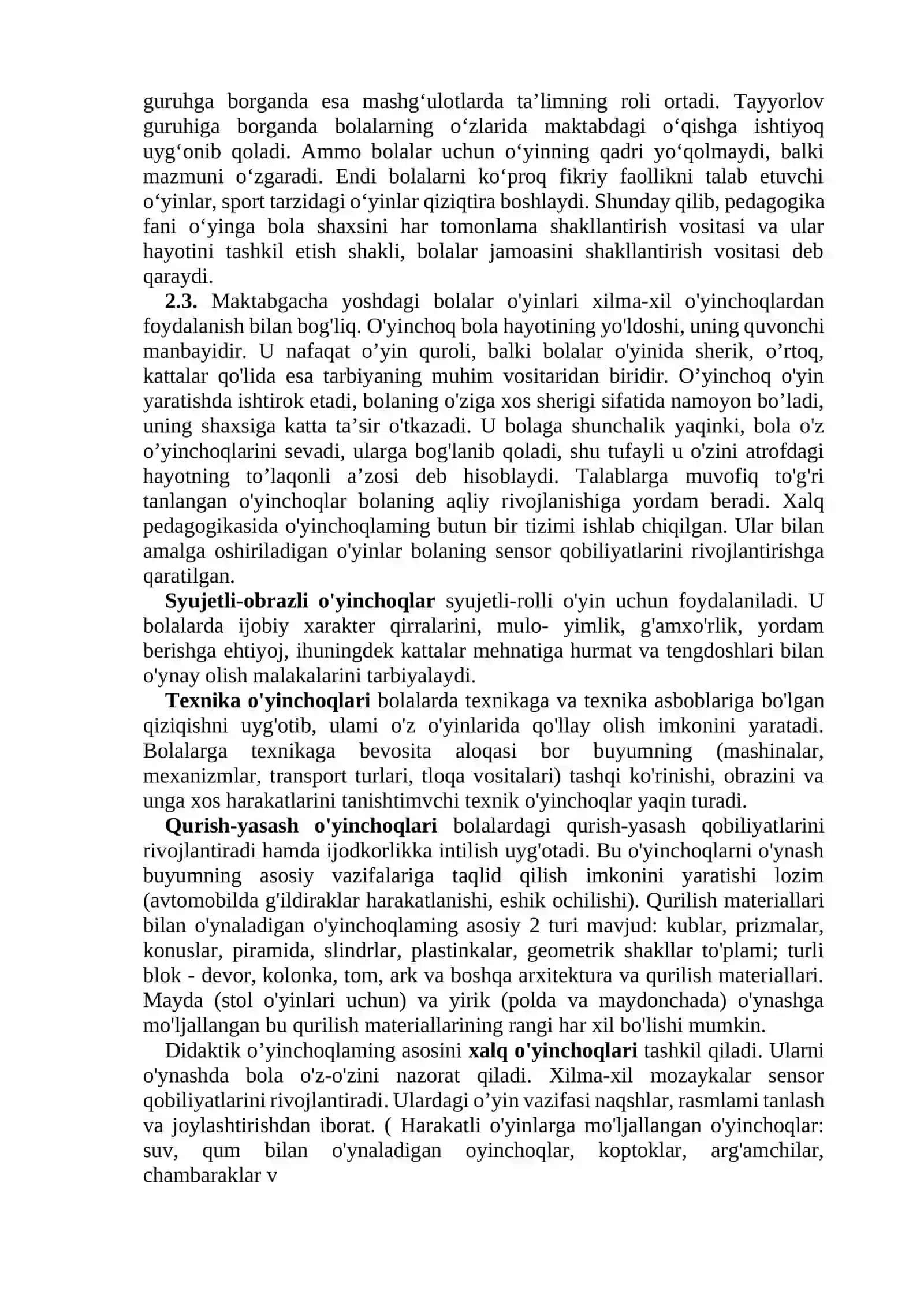 O‘yin bola tarbiyasining muhim vositasi 3