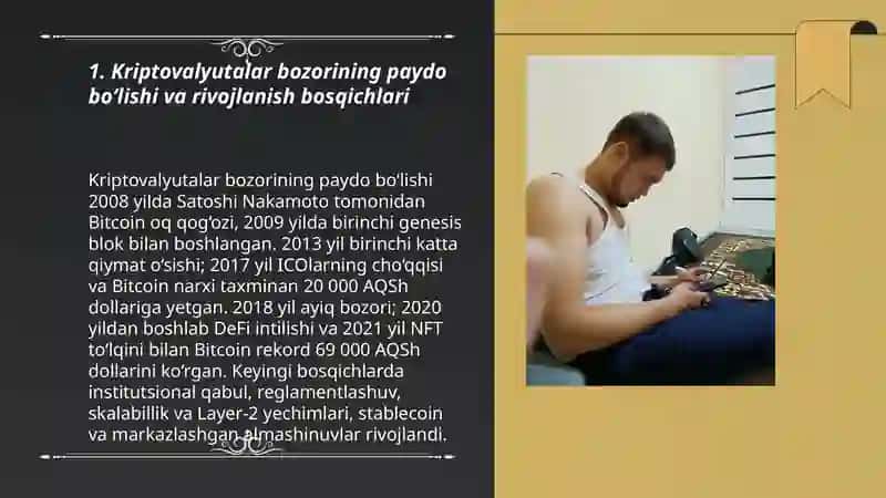 Kriptovalyutalar bozori: iqtisodiy ahamiyati va rivojlanish bosqichlari 3