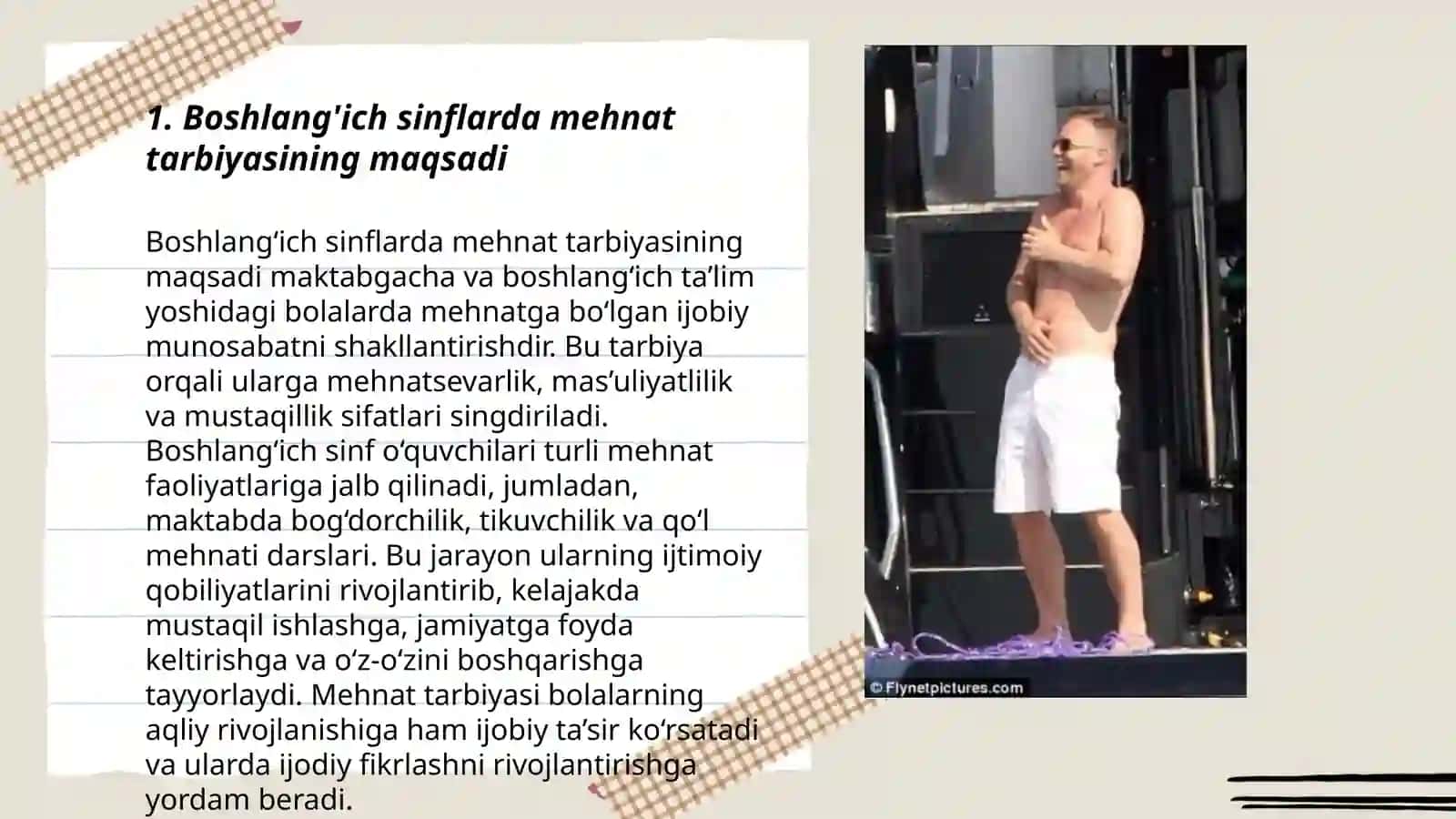 Boshlanĝich sinflarda mehnat tarbiyasining vazifalari 3