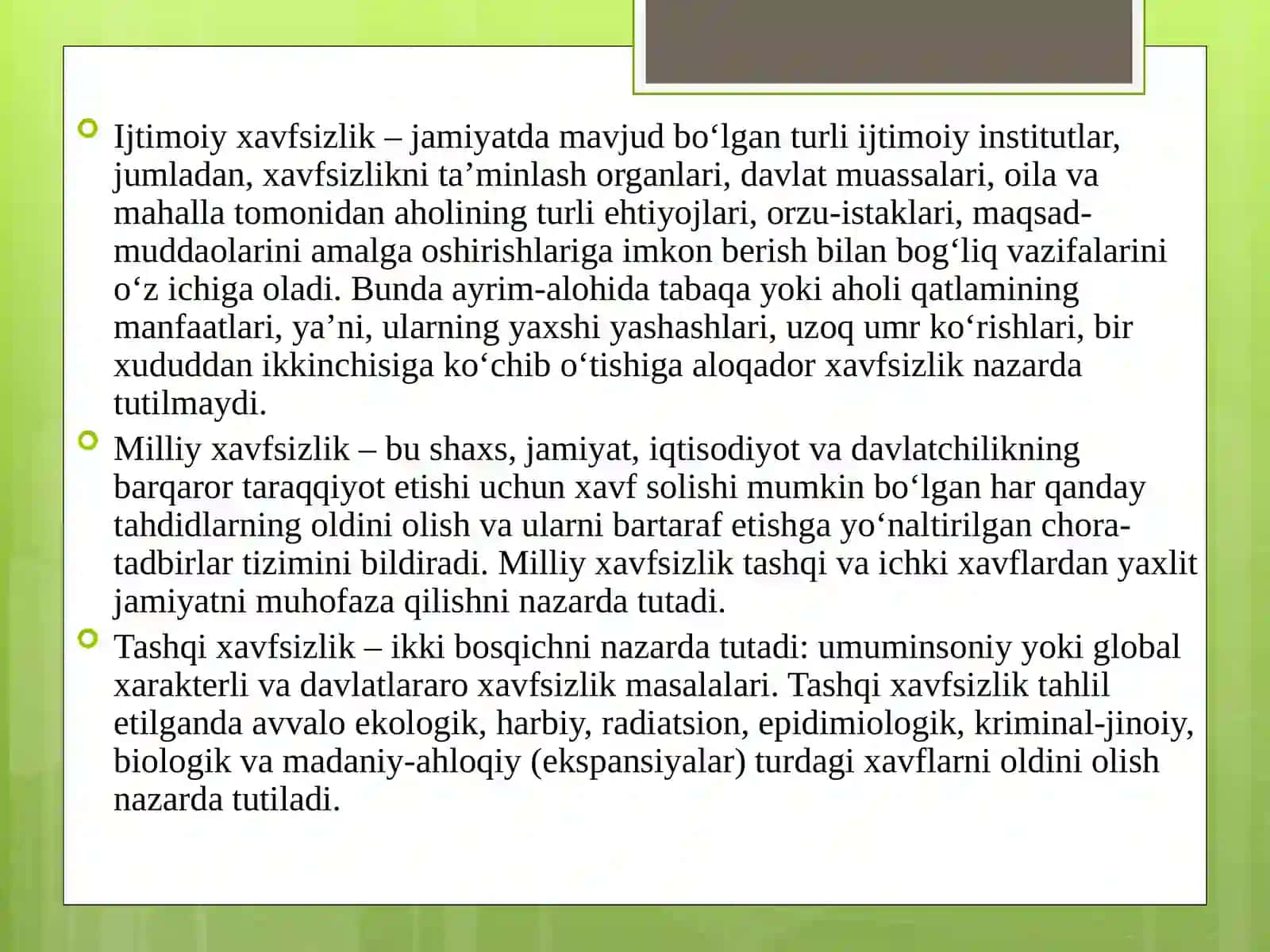 Shaxsgayo‘naltirilganaxborot:psixologik,diniyvamadaniytaxdidlar 3