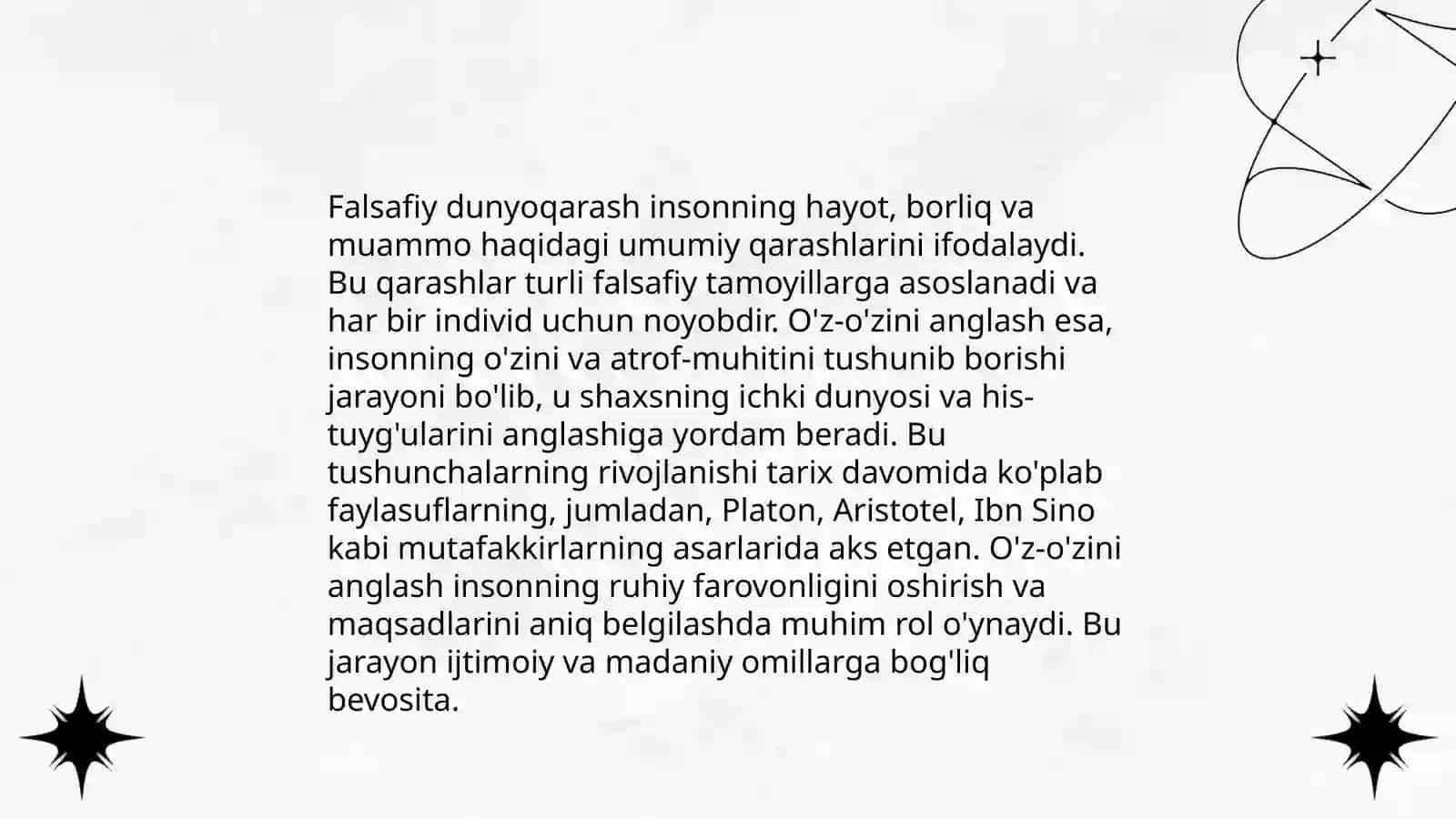 Sharq va G'arb falsafasi 3