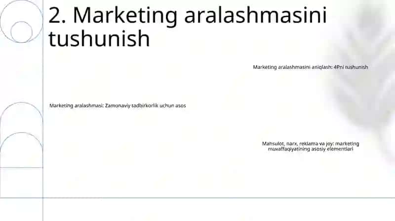 Marketingda Zamonaviy Tadbirkorlikni Rivojlantirishni Asosiy Omili 3
