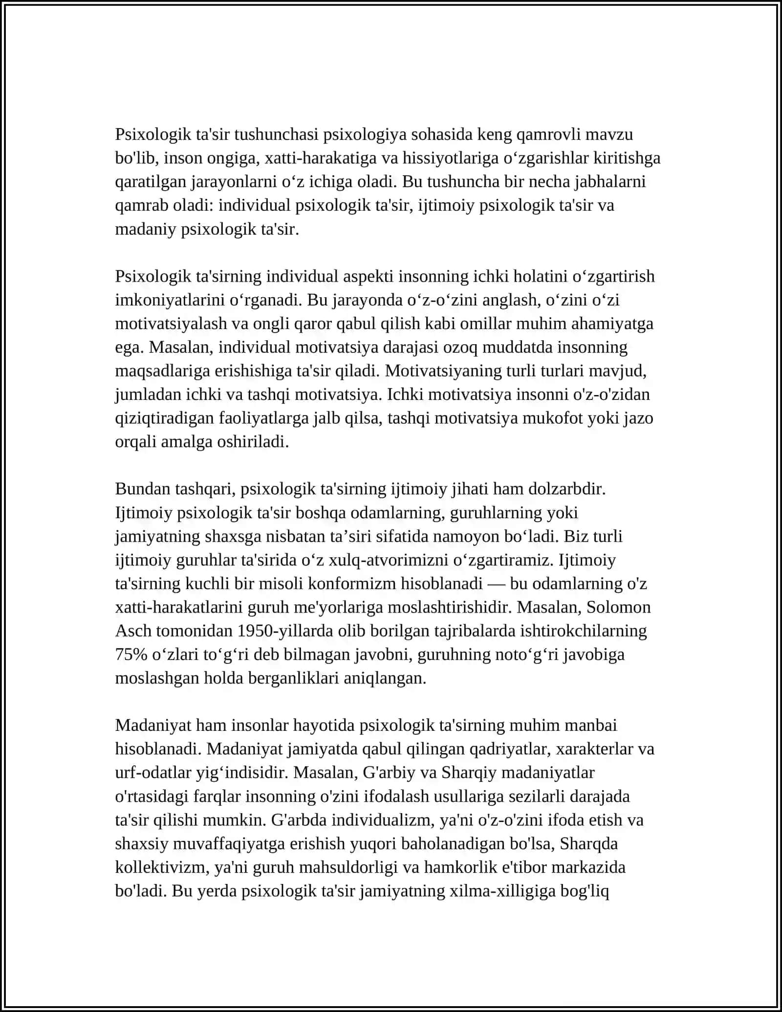 PEDAGOGIK JARAYONDA TALABALARDA PSIXOLOGIK TA'SIR ETISH MUAMMOSI 3