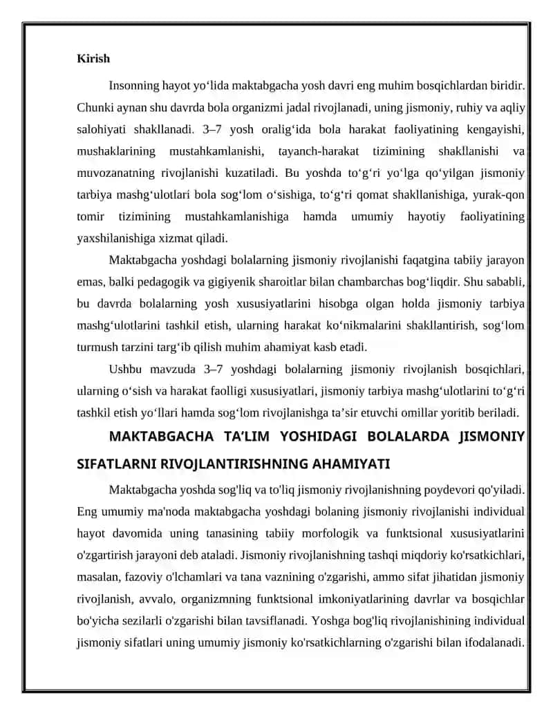 Maktabgacha 3-7 Yoshdagi Bolalarning Jismoniy Rivojlanishi 3