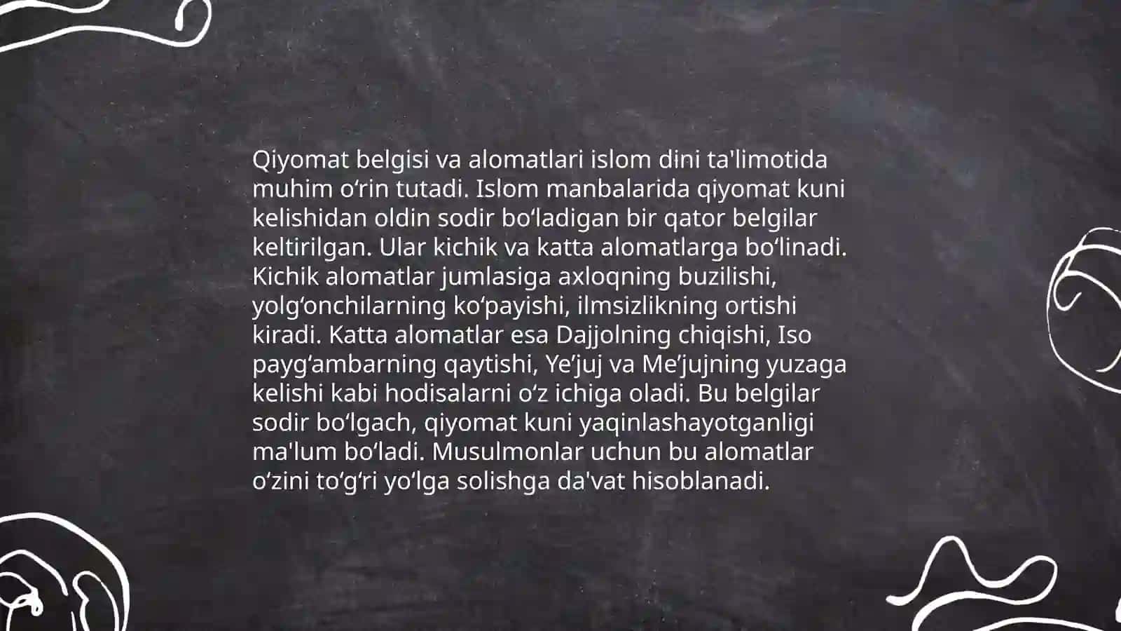 Esxatologiyaning mohiyati qiyomat va oxirat dunyosi 3