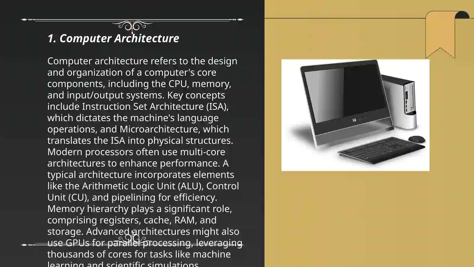 Computer Architecture 3