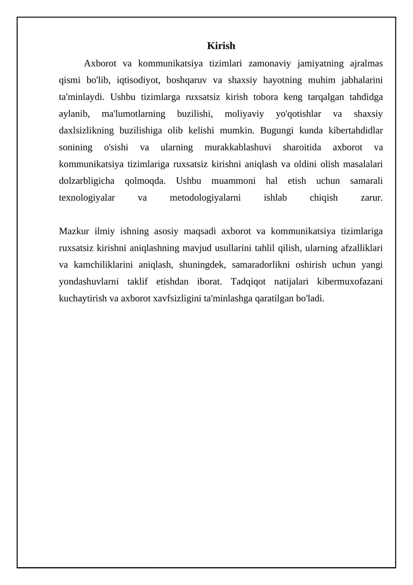 Axborot- kommunikatsiya tizimlariga ruxsatsiz kirishlarini aniqlash 3