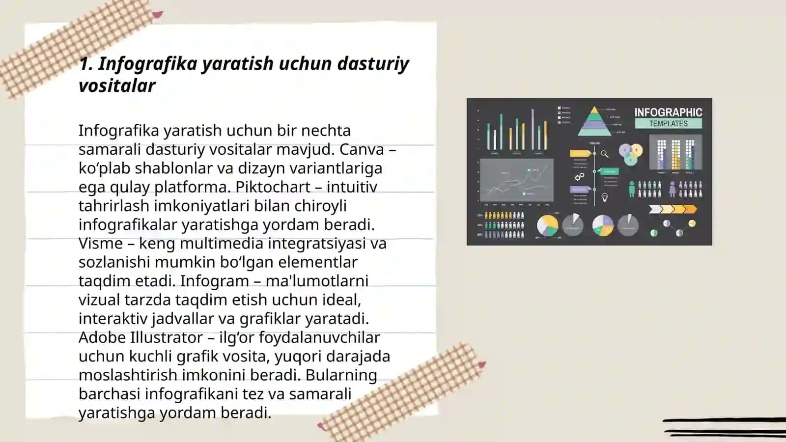 Infografika yaratishga oid dasturiy ta'minotlar 3