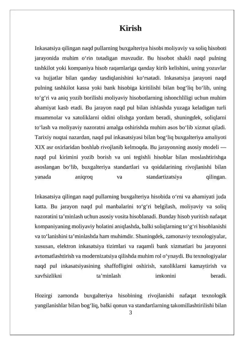 Inkasatsiya Qilingan Naqd Pullarning Buxgalteriya Hisobi 3