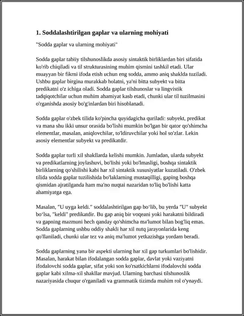 Sodda va Qo'shma Gaplarni O'qitish Metodikasi 3