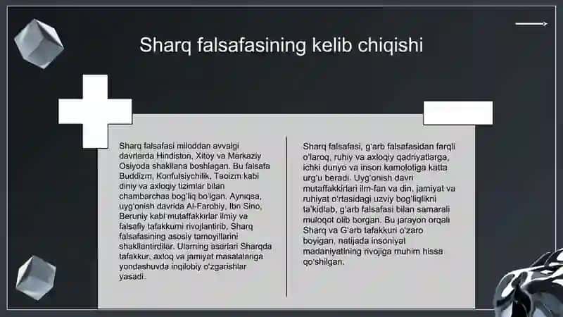 Sharq falsafasi yuzaga kelishi 3
