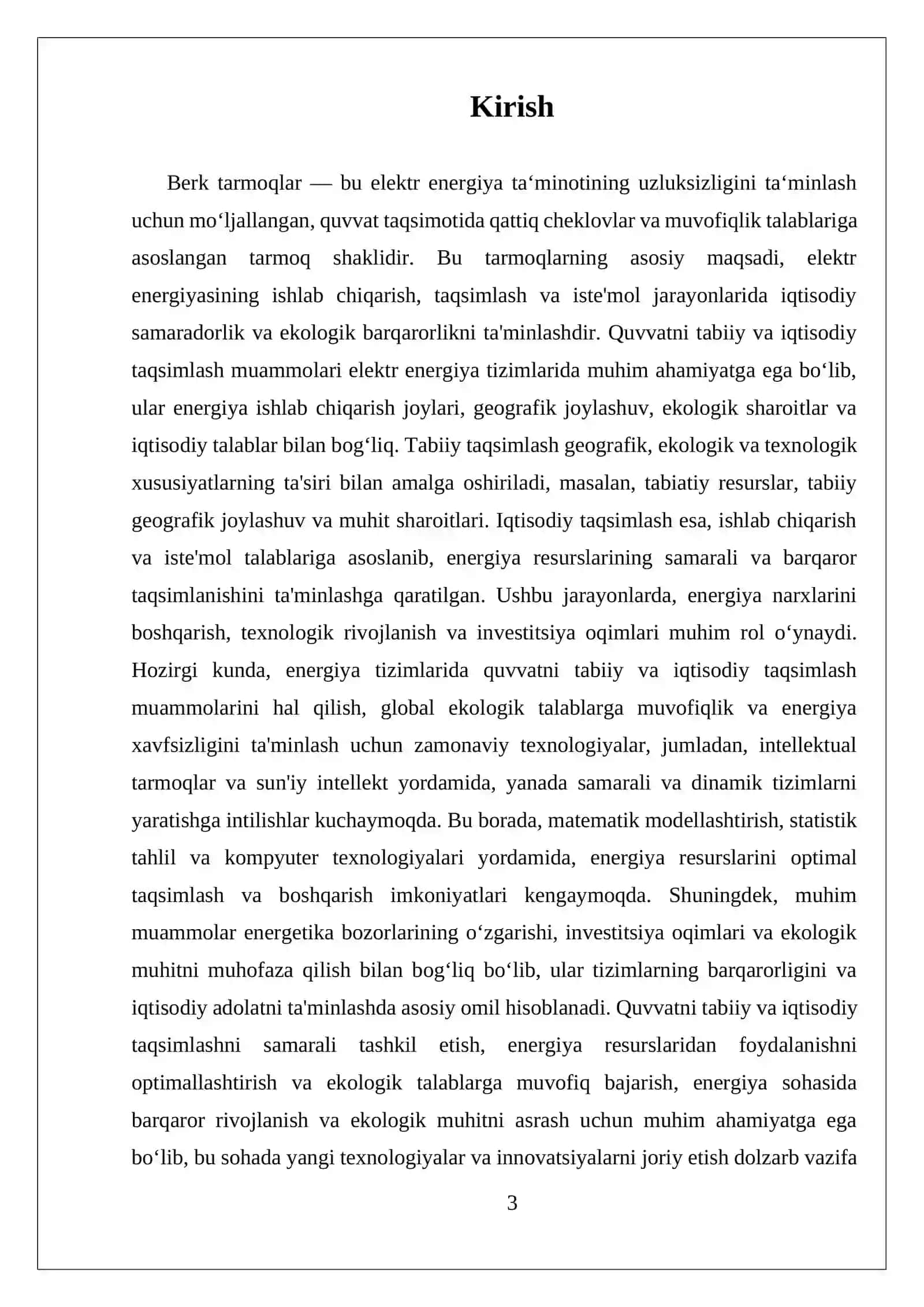 BERK TARMOQLARDA QUVVATNI TABIIY VA IQTISODIY TAQSIMLASH 3