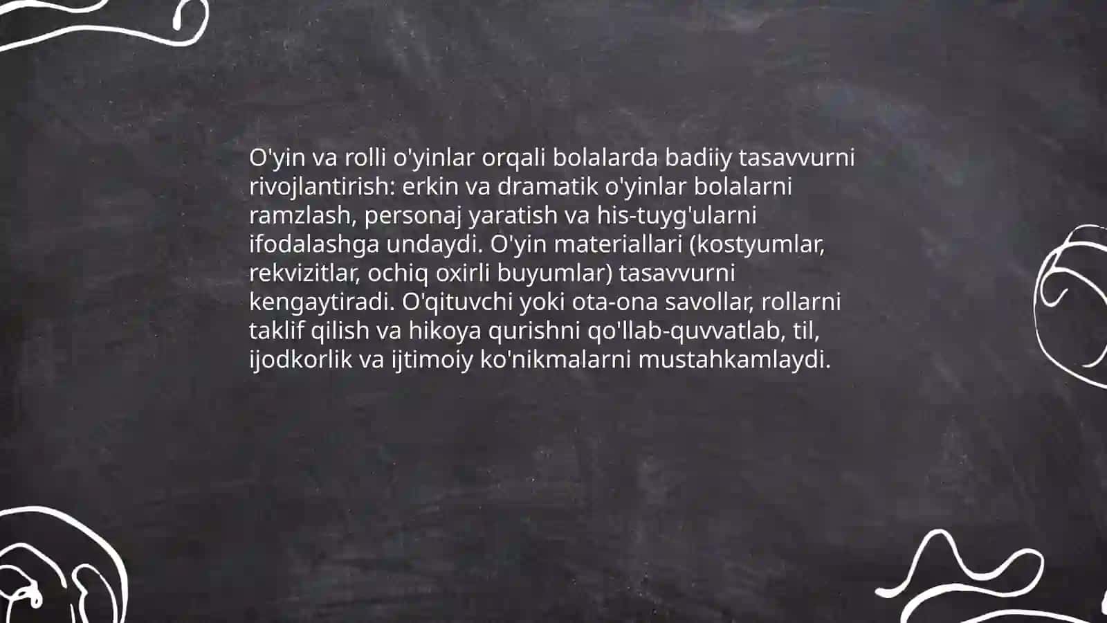 Ilk va maktabgacha yoshgacha bolalarning dunyoni badiiy tasavvur etishga orgatish yo`llari 3