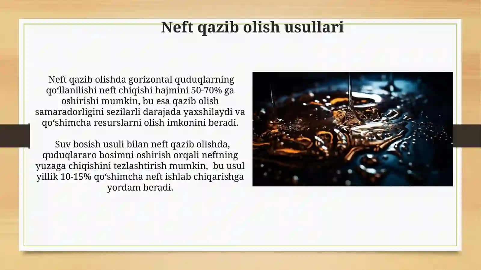 Neft qazib olish usullari 3