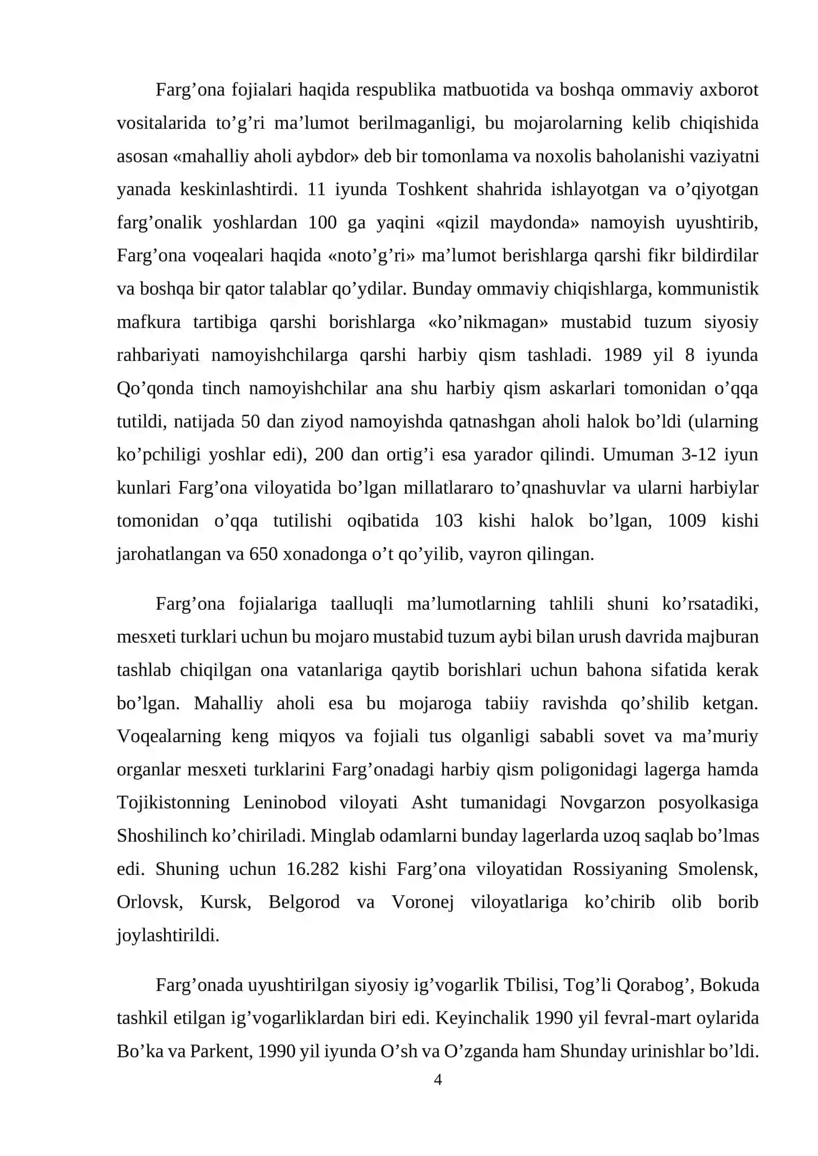 Mustaqillikka erishish arafasida O`zbekistondagi ijtimoiy-siyosiy jarayonlar 3
