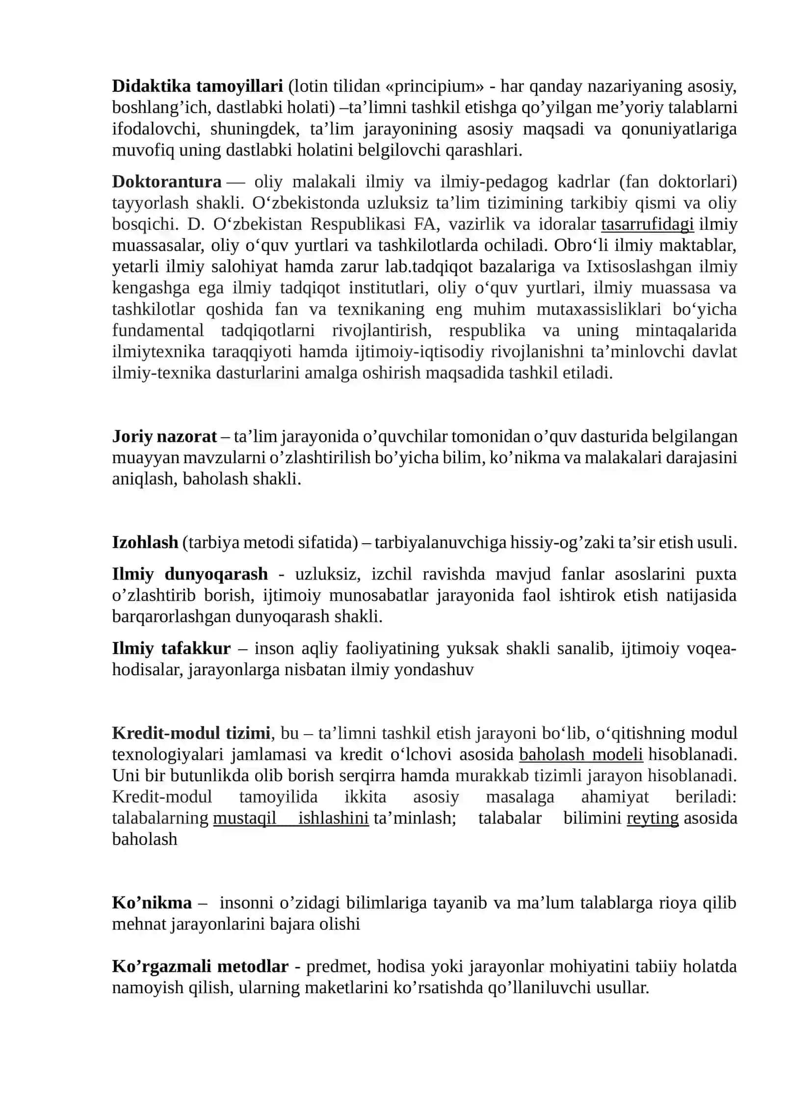 Bo’lajak o’qituvchilarni pedagogik faoliyatga tayyorlashda “mutaxassislikka kirish” fanining o’rni va ahamiyat 3